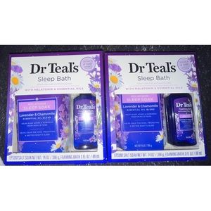 Dr. Teals Sleep Bath Epsom Salt Soak & Foaming Bath Set of 2